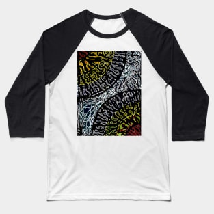 Hand calligraphy art design Baseball T-Shirt